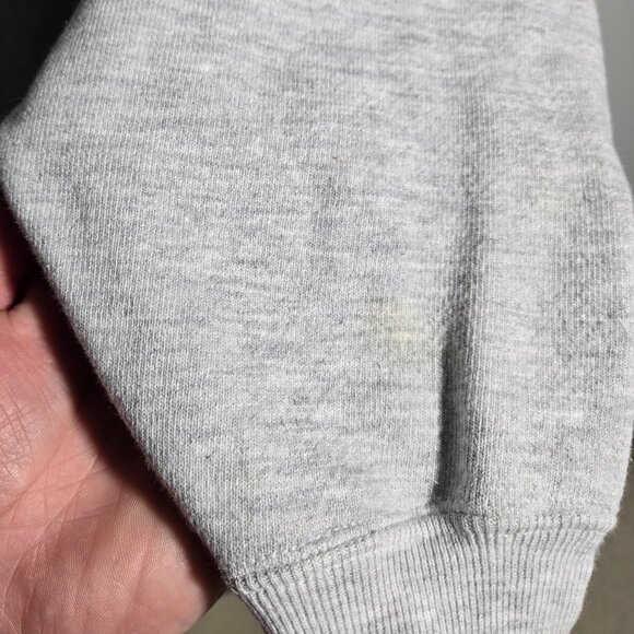Vintage ND Champion Notre Dame Grey Crewneck Sweatshirt Large - Picture 9 of 11
